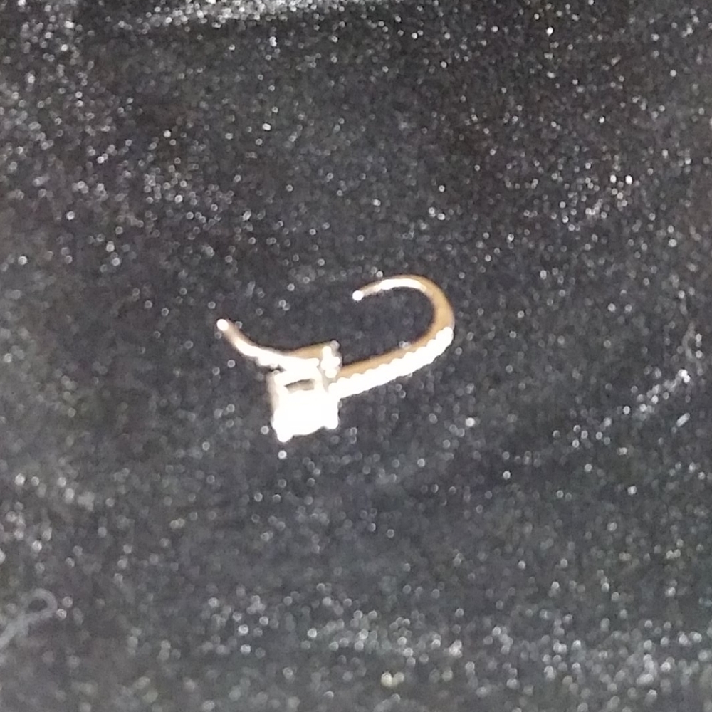 ⏬NWT GIANI BERNINI CZ DANGLING STER SILV EARRINGS - Picture 9 of 9